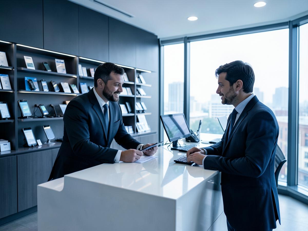 Boutique de téléphonie mobile et conseil en point de vente